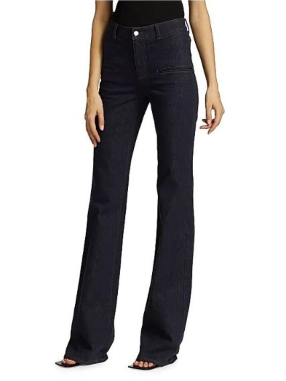 Altuzarra Serge High Rise Flare Jean Pant IT 40 US 8 Dark Wash Indigo Italy NWOT